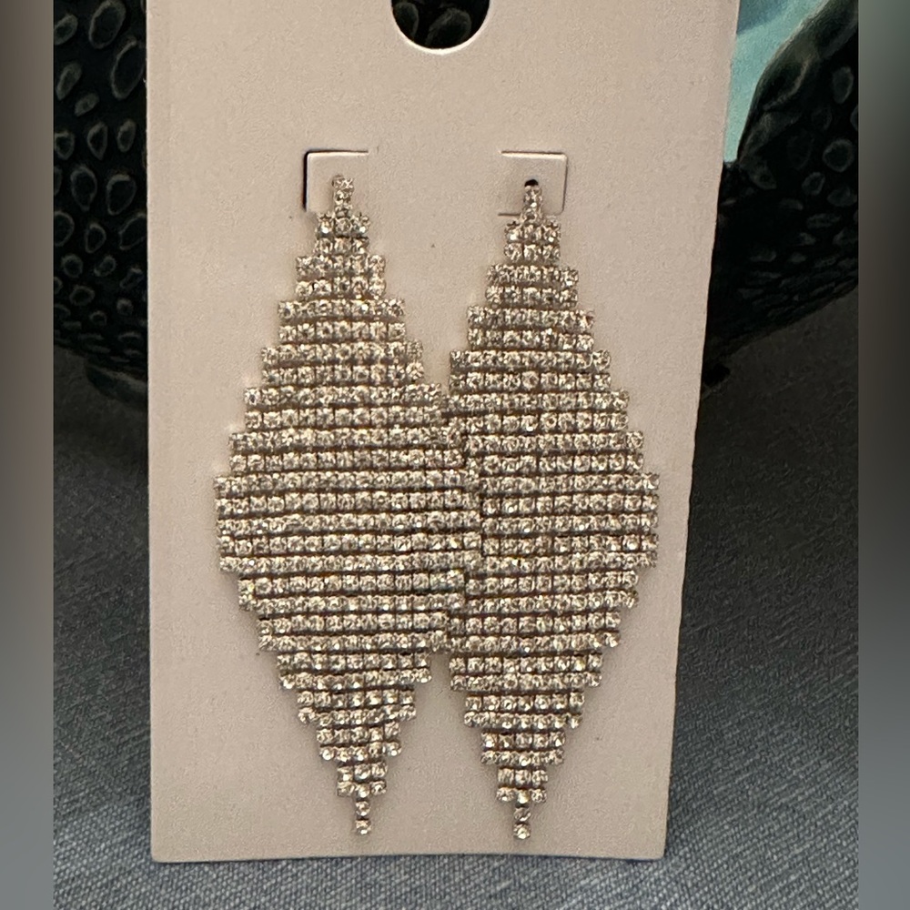 Fashion Chandelier Crystal Earrings - NWT